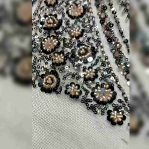 Kain Tille Payet Korea Full Payet Soroschi Jepang Premium/Tille Pengantin mewah