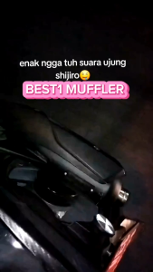 KNALPOT ORIGINAL BEST1 MUFFLER MONCONG SHIJIRO ALL METIK REQUES SARINGAN
