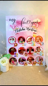 CETAK PHOTO BIODATA BAYI + BINGKAI KAYU MDF TEBAL