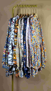 ASKARA FLOWER TUNIK RUFFLE// Kayla Blouse Ruffle Motif