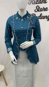 emerald kebaya - SETELAN KEBAYA MISKHA - KEBAYA MODREN  PESTA - BRIDESMAID - WISUDA.