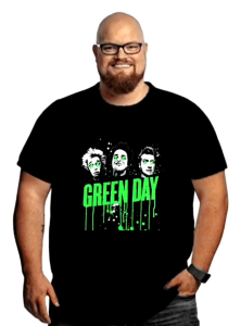 Lasthope Kaos Lengan Pendek Big Size motif Green Day