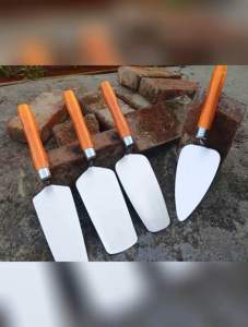 Bay Rèn Thủ Công Thép Trắng Nguyên Khối Cao Cấp – Dụng Cụ Chuyên Dụng Cho Thợ Xây Ốp Lát Trét Xi Măng
