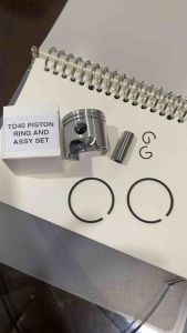 (Agriessentials) Complete Set TD40 Piston Assy Ring & Pin Set for Kawasaki Grass Cutter FD40 KD40 KTD40 other brands