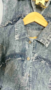 KEMEJA MIDI DRESS WANITA MUSLIM KATUN MIX JEANS PREMIUM AFTER LEBARAN