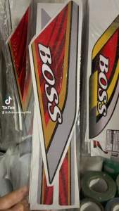 Bộ tem Dream Boss màu nâu hàng nhập Thái Lan chất lượng cao dành trang trí riêng cho dòng xe này tem màu sắc cực đẹp và bềngiá bán cực tốt bán lẻ như bán sỉ