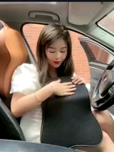 Bantal Leher Kursi Mobil Ergonomis Memory Foam 3D Sandaran Bantalan Penopang Kepala