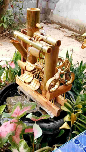 หลอดเวลา กังหันน้ำไม้ไผ่ เป็นไม่รวมปั้ม แต่งสวนไว้ชมเพลินๆ ขนาด กว้าง 45 ยาว 32 สูง 55 ซ.ม. รู้สึกดูดทรัพย์ตามหลักฮวงจุ้ย การซื้อที่เพียงพอที่สุดที่นี่!