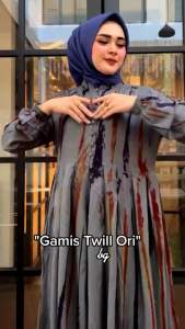 Gamis Twill Bg Collection Motif Syakib