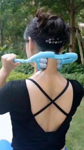 MACROPUTA alat pijat leher manual relaxing neck massager therapy -MCR35