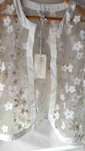 3D Floral Mesh Jacket