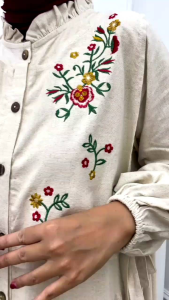 DRESS GAMIS MODE AZAKIA VOLN2 TERBARU BY YSJ