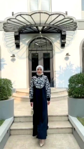 (9) MDLY AMONA Baju Dress Katun Bordir Muslimah Amona Dress By MDLY. Nazra Sha