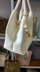 New tas selempang jinjing wanita tutup kunci
