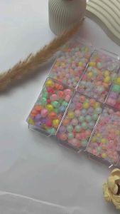 Bisa COD Manik Mote ICE CLEAR DOVE Love Star Flower Clear DOP ( 30gram ) - Bahan Kerajinan Tangan DIY