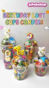 Candy Cup Treats / Loot Bag Candies / Party Treats give away
