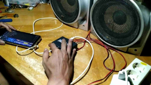 ( COD ) Amplifier Stereo 2 Control Volume Balance. ampli mini 2 knop volume stereo