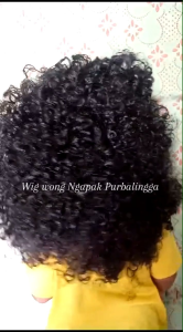 Wig Kuda Kepang Anak-anak Warna Hitam