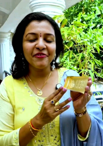 Lakshmi Kubera Muram Brass Pooja Tray Engraved with Kubera Yantra Number Grid Spiritual Muram for Wealth & Prosperity
