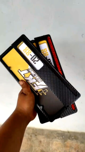 Bingkai Plat nomer FKT universal semua motor 1set depan belakang