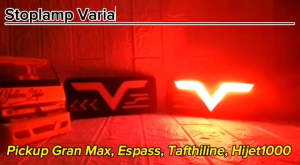 Lampu rem lampu belakang mobil pick up variasi stoplamp mobil pickup Gran Max Espass Hijet1000 / Tafthiline
