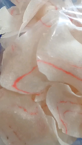 Kerupuk singkong mentah kerupuk jadul merah putih kemasan 150 gram