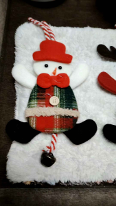 Christmas Tree Doll Pendant Santa Claus Elk Pendants Snowman Xmas Tree Hanging Ornaments New Year Xmas Decorations 15cm (body) .