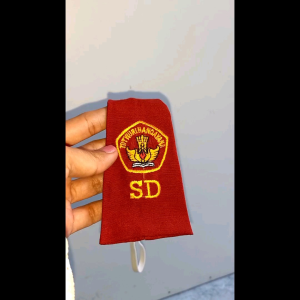 Dasi Sekolah Anak SD Pria Wanita & Bordir Nama Custom