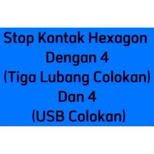 Stop Kontak USB Hexagon Socket Vanstar