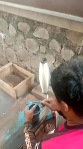 Gelasan Pedang Super Biru