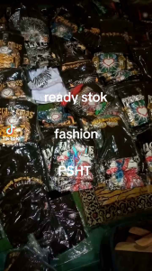 KAOS DISTRO oblong pria PSHT full bordir lengan pendek hitam/kaos oblong pria PSHT full bordir