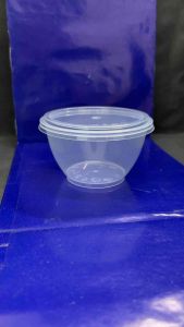 (680)Tupperware round plastic container MS W2 200ml - 50pcs/pkt