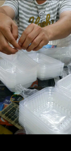 Foodsafe Box Size S M L Isi 25pcs Premium Kotak Makan Kue Burger Nasi Food grade