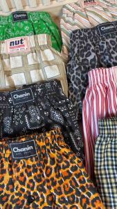 กางเกงบ๊อกเซอร์สไตล์เกาหลี เอว25-38นิ้ว (หญิงและชาย) Cotton 100%