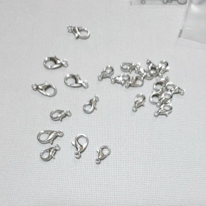 ก้ามปู ขนาด 12 มิล (10 - 50 ชิ้น) ตะขอก้ามปู ห่วงก้ามปู ตะขอ Diy