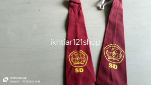 Dasi SD Sablon Cewe & Cowok Murah