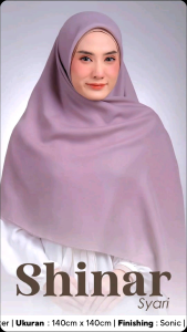 shinar syari/jilbab segiempat Shinar glamour syari/shinar glamour syari 130x130/hijab shinar syari