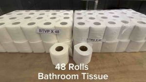Bathroom Tissue Packed per 12 or 48 Rolls - Good Quality & Cheaper than Supermarkets