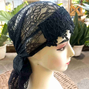 Ciput Brokat Renda Ikat - Bandana Jilbab Renda Brokat Instan Dalaman