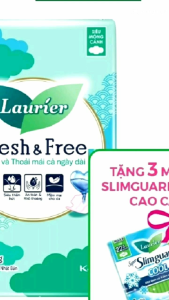 Combo 03 Băng vệ sinh Laurier công nghệ Nhật Bản siêu mỏng 20 miếng Có/ không cánh