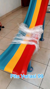 Perosotan fiberglass / Seluncur anak 1set dengan tangga berbagai macam ukuran