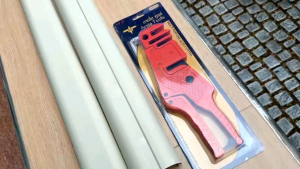 กรรไกรตัดรางครอบท่อแอร์  คีมตัดรางครอบท่อแอร์ กรรไกรตัดราง ใบมีดแมงกนีส คม Arsia tools