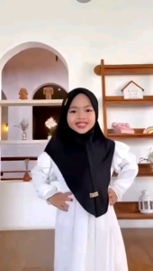 Tudung Anak 4-8 TAHUN /Tudung Budak/Tudung kanak-kanak Tudung instant jilbab anak JILBAB LALUNA FREE SIZE