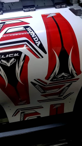 Honda Click V3 Inner Fairing Sticker Decals