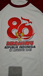 KAOS RAGLAN PRIA \ KAOS RAGLAN SABLON 17 AGUSTUS KE 80 \ PRIA LENGAN PANJANG ATASAN PRIA / KAOS MURAH / KAOS DISTRO / KAOS SIMPLE / T-SHIRT PRIA