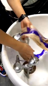 Vikada 275ml Shampoo Blonde Purple violet Hair Bleaching For Silver Ash abu grey Removes Yellow