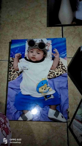Cetak Foto Bentuk Hexsagonal 1 Set isi 7 Pcs Harga Termurah