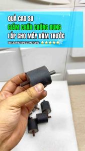 Cao Su Giảm Chấn Chống Rung lắp cho Máy Đầm Thước Bê Tông Trung Quốc đường kính 4x4cm 2 đầu ren M8 ( Giá 1 cái)
