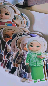 TOPER GURU isi 4 Pcs Motif Campur Hari Guru Teacher Day