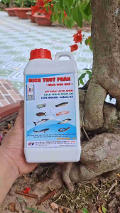 Dịch Thủy Phân Trùn Quế 1L - Bổ Sung Acid Amin Cho Thủy Sản - Kích Thích Ăn Mạnh Tăng Trọng Nhanh Giúp Cá Tôm Ếch Lớn Nhanh Nặng Ký